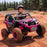 Go Skitz Premium 24V Kids Ride On Buggy with Remote Control Black with Ultra Pink