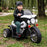 Harley Davidson Inspired Kids Ride On Motorbike Motorcycle | Black (Police)