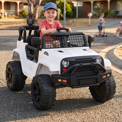 Jeep Inspired Kids Ride On Car with Remote Control | Snow White