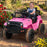 Jeep Inspired Kids Ride On Car with Remote Control Pink Panther