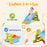 Kids 3 in 1 Rocking Buddy, Slide & Ring Toss Multi Colour