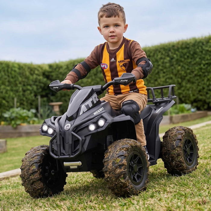 Kids ATV Ride On Quad Bike | Raven Black