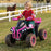 Kids ATV Ride On Quad Bike | Ultra Pink & Black
