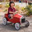 Kids Classic Vintage Racer Metal Ride On Pedal Car Lily Red
