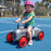 Kids Classic Vintage Racer Metal Ride On Push Car | Brushed Silver
