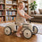 Kids Classic Vintage Racer Metal Ride On Push Car | Dollop White
