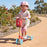 Kids Retro Wooden Scooter | Rouge/Bleu (Red/Blue)