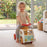 Kids Retro Wooden Toy Combi Pusher & Ride On | White