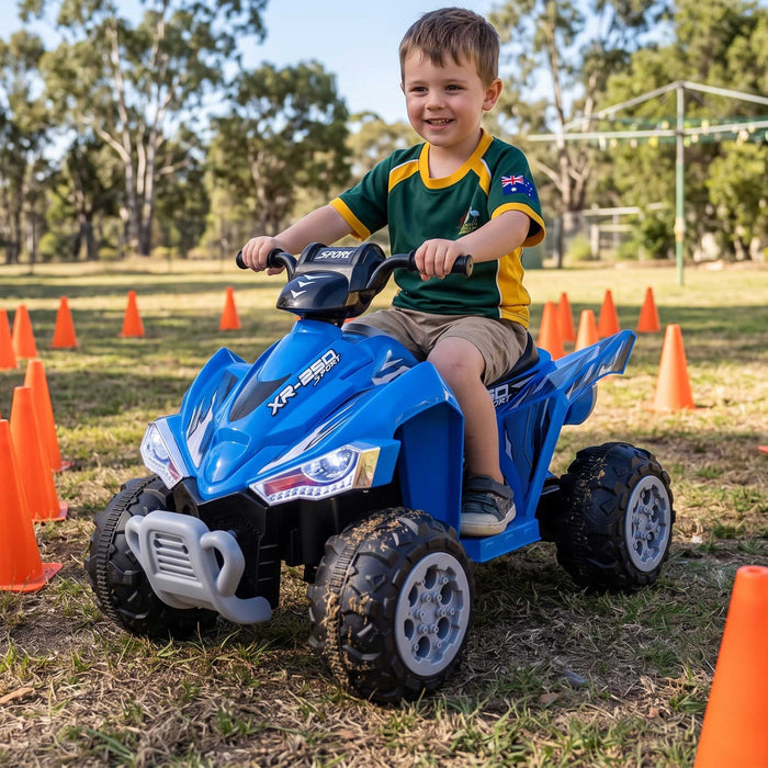 Kids-Ride-On-Car-ATV-Quad-Motorbike-Electric-Outdoor-Toys-12V-Blue