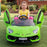 Lamborghini Aventador Officially Licensed Kids Ride On Car Slime Green