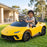 Lamborghini Aventador Officially Licensed Kids Ride On Car with Remote Control | Giallo (Yellow)