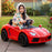 Lamborghini Inspired Kids Ride On Car with Parental Remote Control Rossa Red