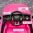 Land Rover Discovery Officially Licensed Kids Ride On Car with Remote Control-Hot Pink
