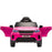Land Rover Discovery Officially Licensed Kids Ride On Car with Remote Control-Hot Pink
