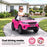 Land Rover Discovery Officially Licensed Kids Ride On Car with Remote Control-Hot Pink