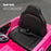Land Rover Discovery Officially Licensed Kids Ride On Car with Remote Control-Hot Pink
