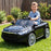 Maserati Inspired Kids Ride On Car with Remote Control | Midnight Black