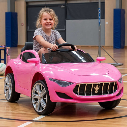 Maserati Inspired Kids Ride On Car with Remote Control | Pink (Limited Edition)