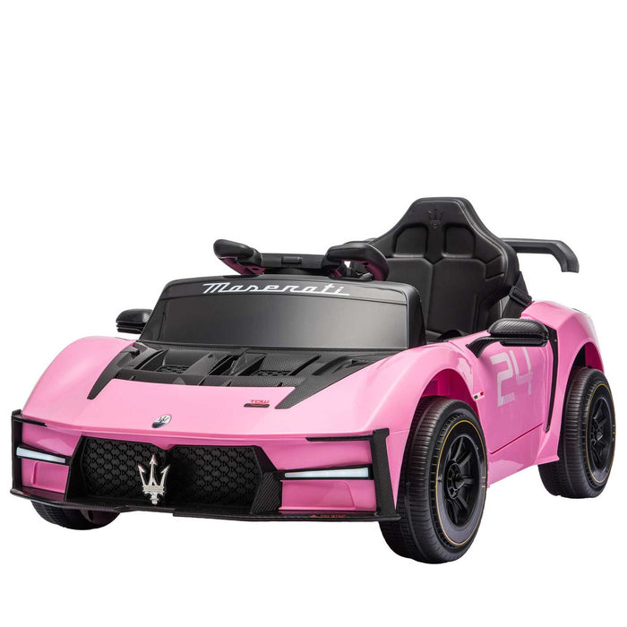 Maserati MCXtrema Officially Licensed Kids Ride On Car with Remote Control Miami Pink