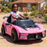 Maserati MCXtrema Officially Licensed Kids Ride On Car with Remote Control Miami Pink
