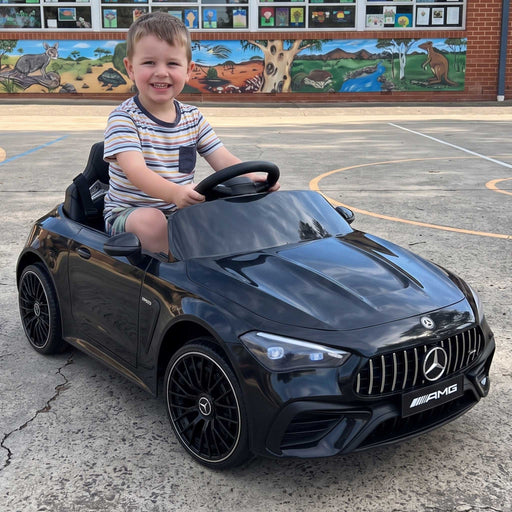 Mercedes Benz AMG C63 Licensed Kids Ride On Car with Remote Control Black