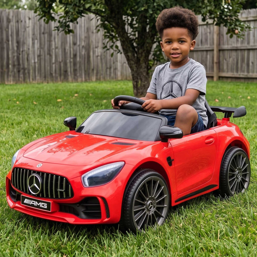 Mercedes Benz AMG GT R Licensed Kids Ride On Car with Remote Control Racing Red