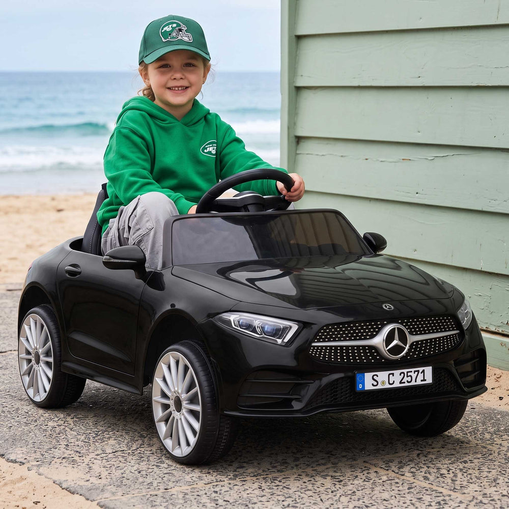 Mercedes Benz CLS 350 Licensed Kids Ride On Car with Remote Control Black