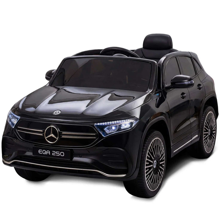 Mercedes Benz EQA 250 AMG Officially Licensed Kids Ride On Car with Remote Control Obsidian Black