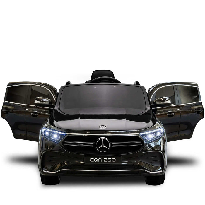 Mercedes Benz EQA 250 AMG Officially Licensed Kids Ride On Car with Remote Control Obsidian Black