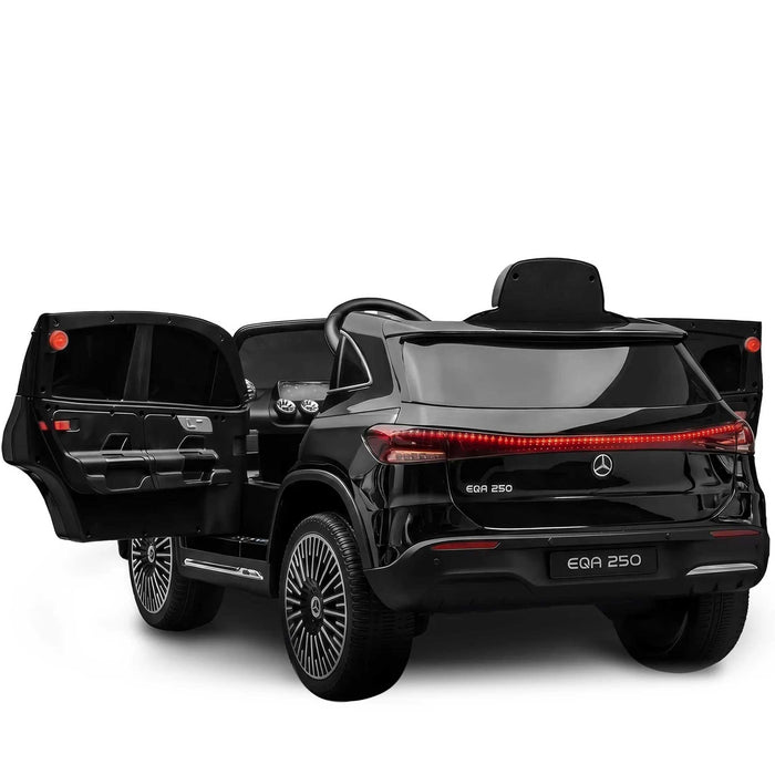 Mercedes Benz EQA 250 AMG Officially Licensed Kids Ride On Car with Remote Control Obsidian Black