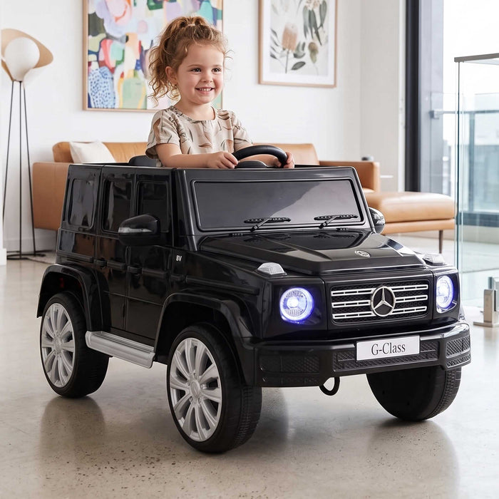 Mercedes Benz G500 Officially Licensed Kids Ride On Car with Remote Control | Black
