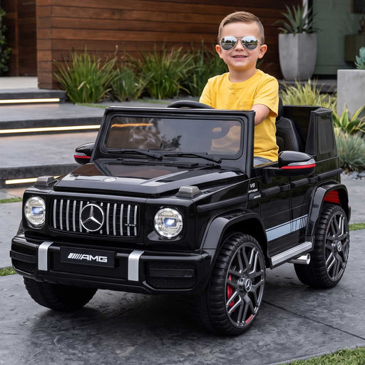 Mercedes Benz G63 AMG Licensed Kids Ride On Car with Remote Control Black Red