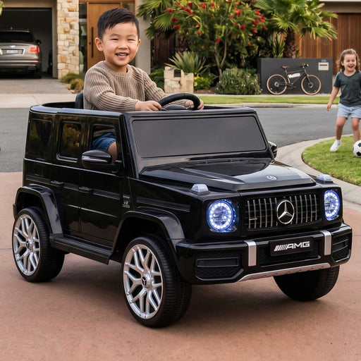 Mercedes Benz G63 AMG Licensed Kids Ride On Car with Remote Control Black