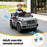 Mercedes Benz G63 AMG Licensed Kids Ride On Car with Remote Control Alpine Grey