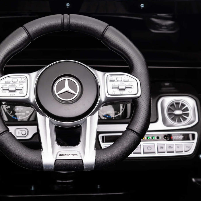 Mercedes Benz G63 AMG Licensed Kids Ride On Car with Remote Control Black