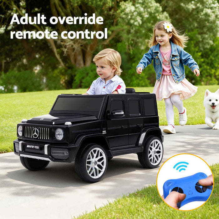 Mercedes Benz G63 AMG Licensed Kids Ride On Car with Remote Control Black