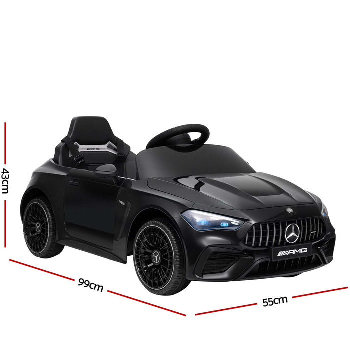 Mercedes Benz AMG C63 Licensed Kids Ride On Car with Remote Control Black