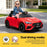 Mercedes Benz AMG C63 Licensed Kids Ride On Car with Remote Control Red