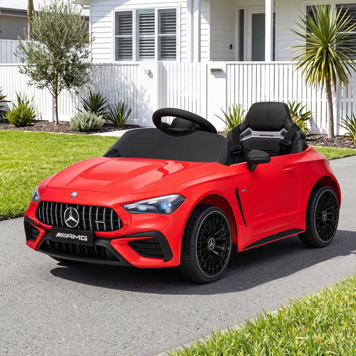 Mercedes Benz AMG C63 Licensed Kids Ride On Car with Remote Control Red