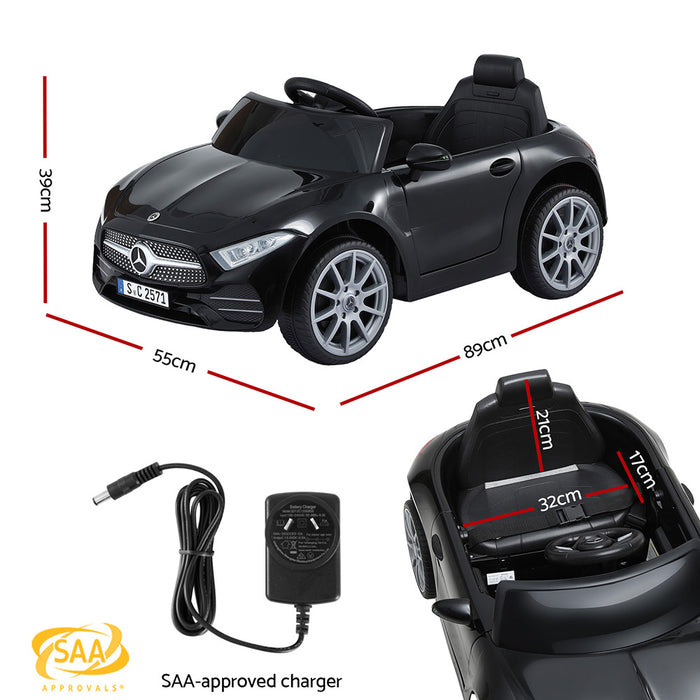 Mercedes Benz CLS 350 Licensed Kids Ride On Car with Remote Control | Black