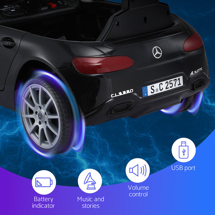Mercedes Benz CLS 350 Licensed Kids Ride On Car with Remote Control | Black