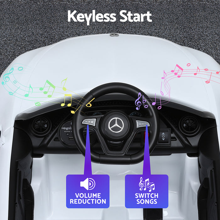 Mercedes Benz CLS 350 Licensed Kids Ride On Car with Remote Control | White