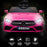 Mercedes Benz CLS 350 Officially Licensed Kids Ride On Car with Remote Control | Hot Pink