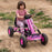 Mighty Racer Kids Pedal Powered Go Kart | Power Pink