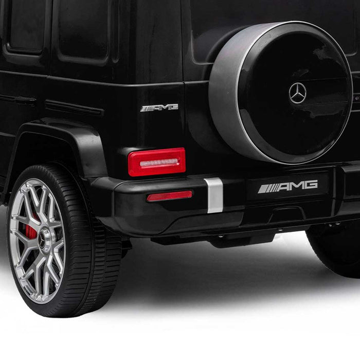 OVERSIZE 24V Twin (Two) Seater Officially Licensed Mercedes Benz AMG G63 Kids Ride On Car with Remote Control Cosmos Black