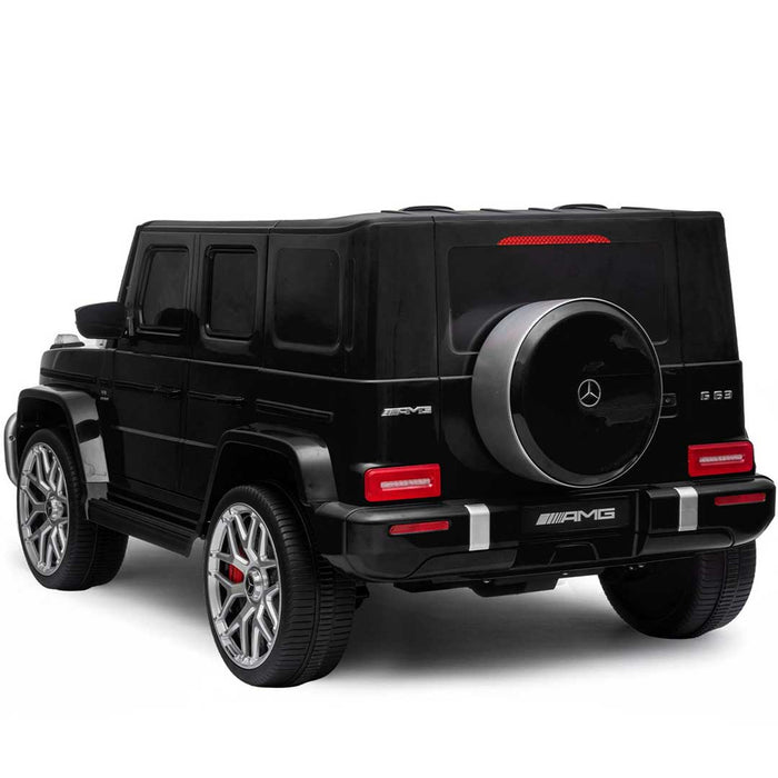 OVERSIZE 24V Twin (Two) Seater Officially Licensed Mercedes Benz AMG G63 Kids Ride On Car with Remote Control Cosmos Black