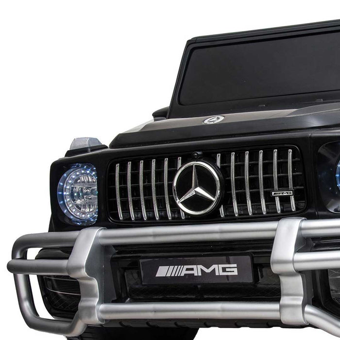 OVERSIZE 24V Twin (Two) Seater Officially Licensed Mercedes Benz AMG G63 Kids Ride On Car with Remote Control Cosmos Black