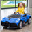 Officially Licensed Bugatti Divo Kids Premium Ride On Car with Remote Control | French Racing Blue