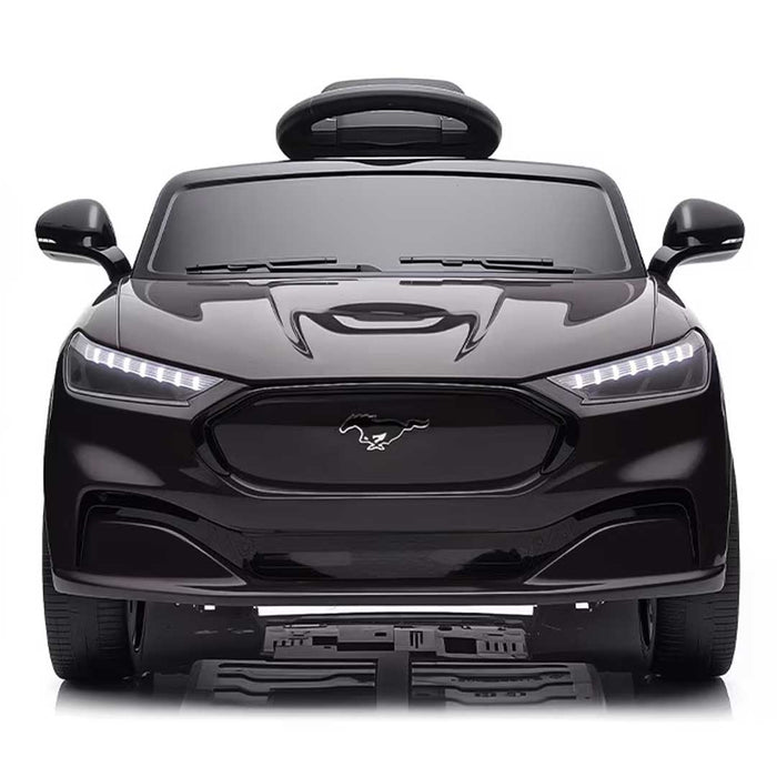 Officially Licensed Ford Mustang Mach-E Kids Ride On Car with Remote Control Shadow Black