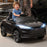 Officially Licensed Ford Mustang Mach-E Kids Ride On Car with Remote Control Shadow Black